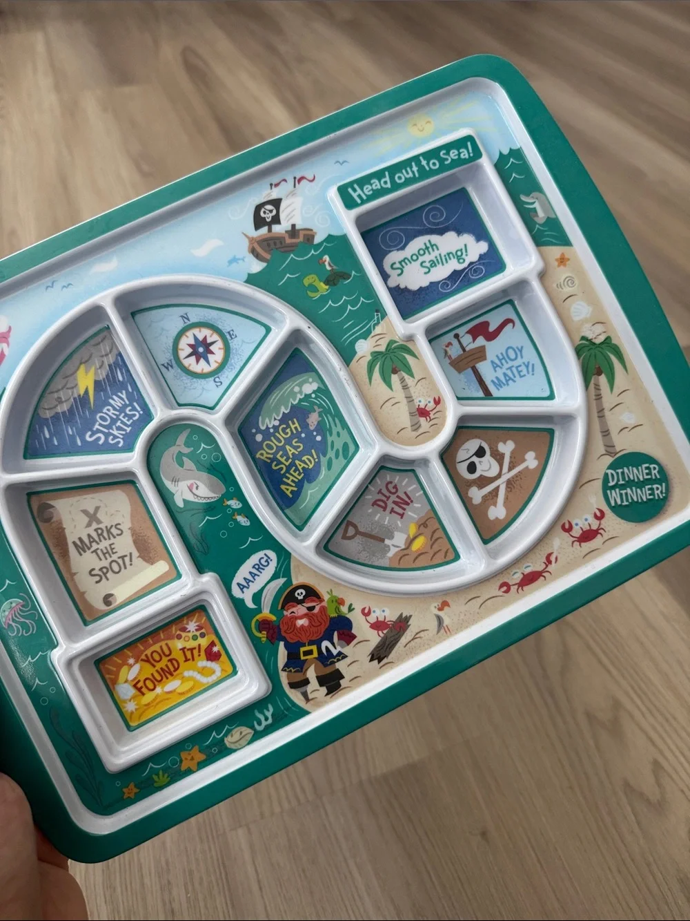 Fred DINNER WINNER Kids' Dinner Tray, Pirate